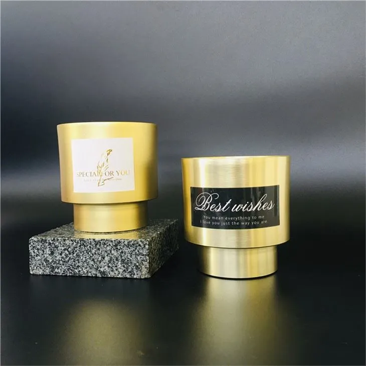 تخلیقی موم بتی کپ مرحلہ ایلومینیم کپ