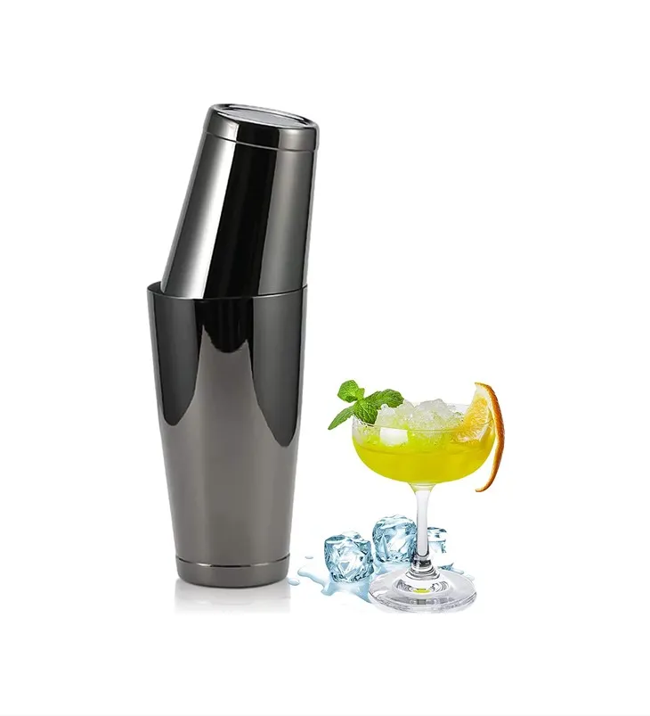 گن میٹل بلیک بوسٹن شیکر