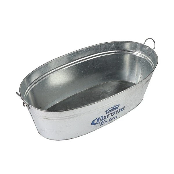 Customized Large Galvanized Ice Bucket