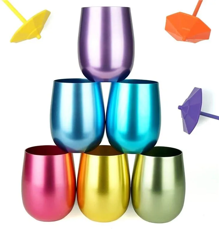 ری سائیکل ایبل شیٹر پروف انڈے کی شکل کا ایلومینیم کپ