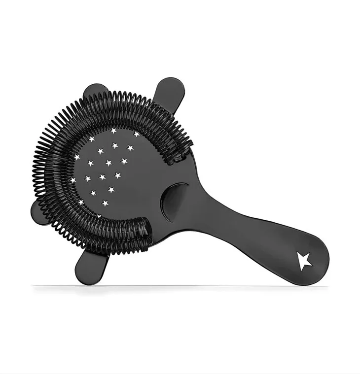 بلیک سٹینلیس سٹیل ڈرنک اسٹرینر